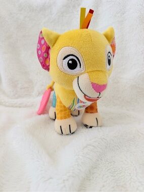 Lamaze Disney Baby Lion King Nala Plush Rattle Teether Crinkle Baby Toy